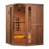 Big Bang 3 Person Corner Commercial Grade Full-Spectrum Salt Sauna - Image 4