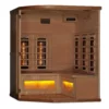 Big Bang 3 Person Corner Commercial Grade Full-Spectrum Salt Sauna - Image 5