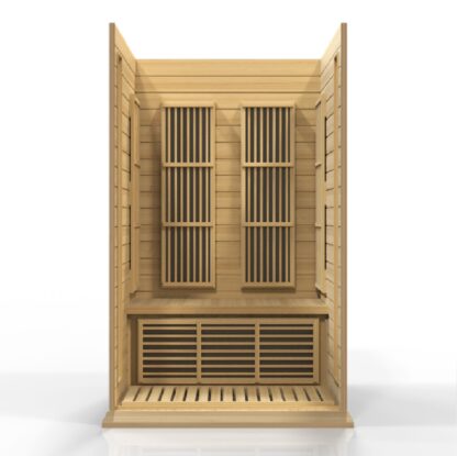 Vega 2 Person Low EMF Far Infrared Sauna in Hemlock - Image 5
