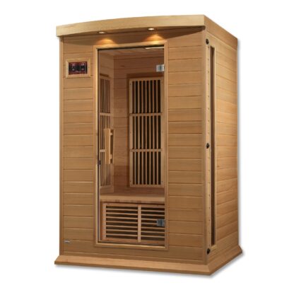 Vega 2 Person Low EMF Far Infrared Sauna in Hemlock - Image 4