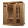 Pulsar 3 Person Low EMF Far Infrared Sauna in Hemlock - Image 4