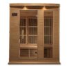Pulsar 3 Person Low EMF Far Infrared Sauna in Hemlock - Image 3