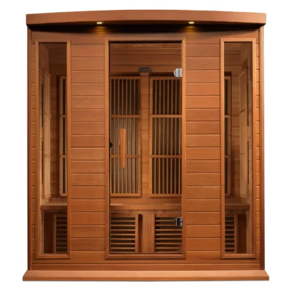 Phoenix 4 Person Low EMF Far Infrared Home Sauna in Cedar - Image 3