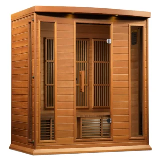 Phoenix 4 Person Low EMF Far Infrared Home Sauna in Cedar