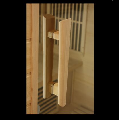 Vega 2 Person Low EMF Far Infrared Sauna in Hemlock - Image 10