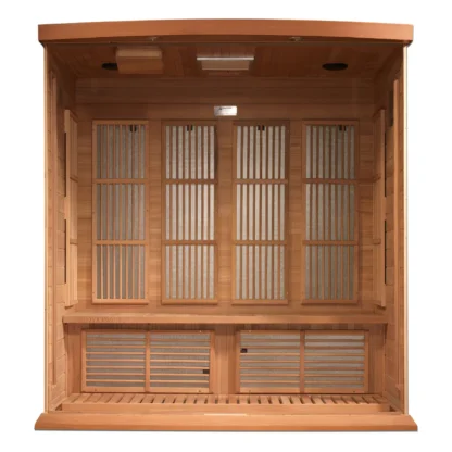 Phoenix 4 Person Medical Grade Near Zero EMF Far Infrared Home Sauna in Cedar - Image 5