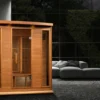 Polaris 4 Person Medical Grade Near Zero EMF Far Infrared Home Sauna in Cedar - Image 6