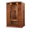 Vega 2 Person Full- Spectrum Medical Grade Near Zero EMF Home Far Infrared Sauna in Cedar - Image 4