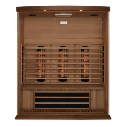 Pulsar 3 Person Near Zero EMF Full-Spectrum Medical Grade Far Infrared Sauna in Cedar - Image 3