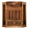 Titan 3 Person Corner Full-Spectrum Near Zero EMF Far Infrared Sauna in Cedar - Image 6