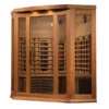 Titan 3 Person Corner Full-Spectrum Near Zero EMF Far Infrared Sauna in Cedar - Image 5