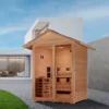 Carinthia 3 Person Hybrid Full-Spectrum Infrared Outdoor Traditional Steam Sauna - Image 5