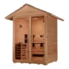 Carinthia 3 Person Hybrid Full-Spectrum Infrared Outdoor Traditional Steam Sauna - Image 4