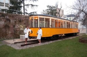 italian tram sauna